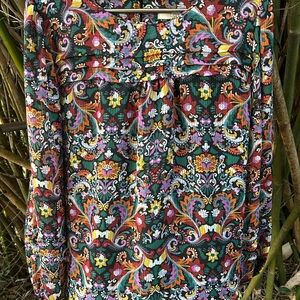 Loft Floral Multicolor Women's Top